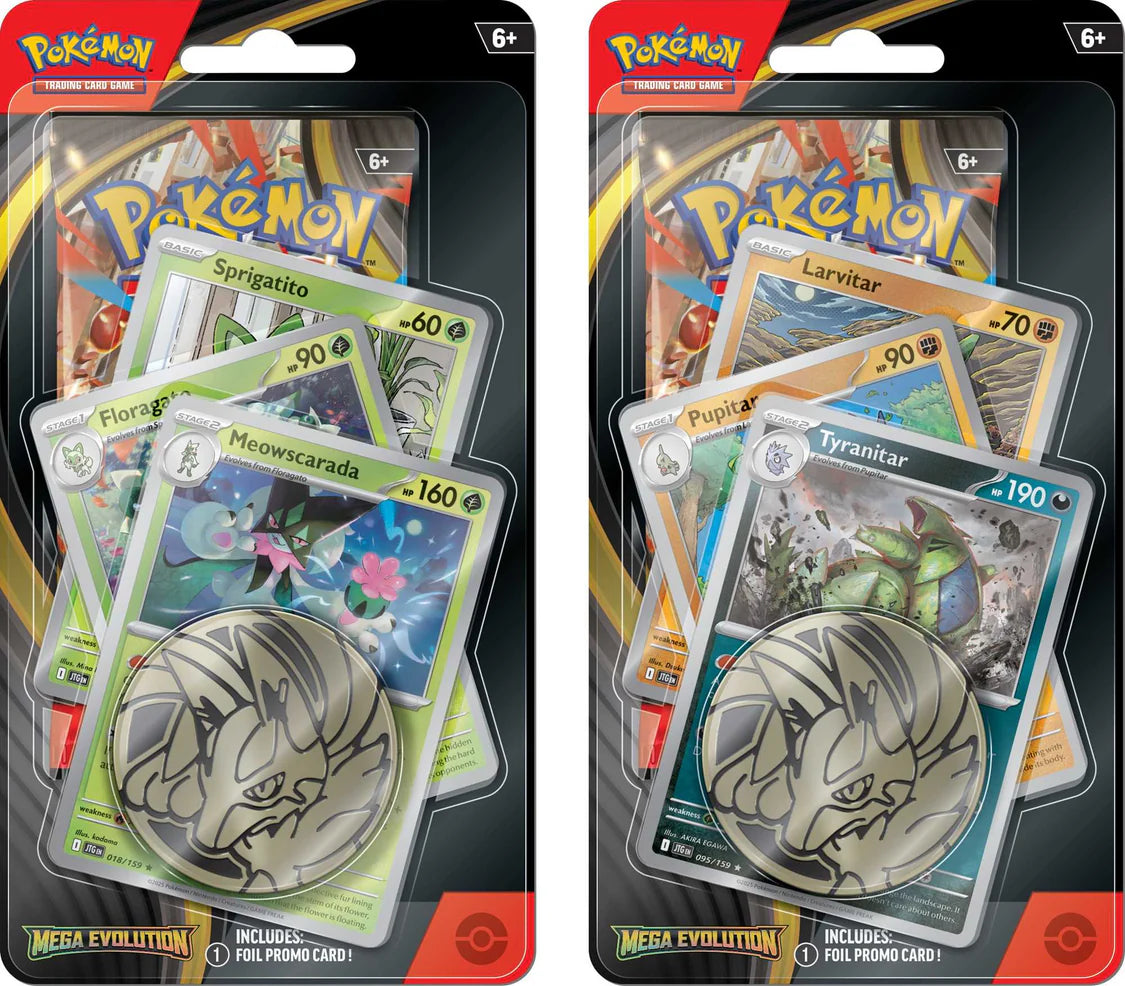 Mega Evolution - 2 x Premium Checklane Blister - Pokemon TCG