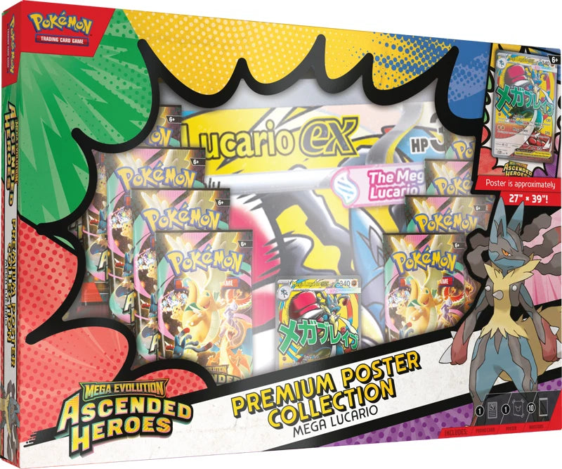 PRE-ORDER* Ascended Heroes - Premium Poster Collection Lucario