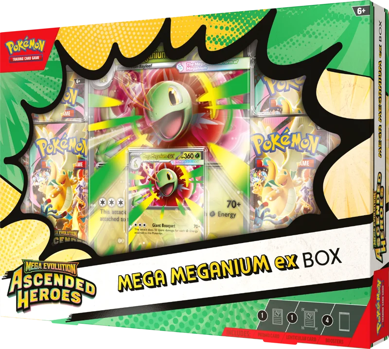 Ascended Heroes - Mega Meganium ex Box - English - Pokemon TCG