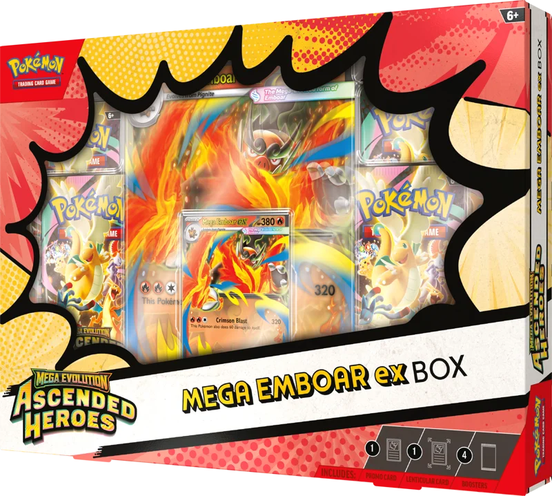Ascended Heroes - Mega Emboar ex Box - English - Pokemon TCG