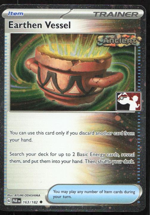 Earthen Vessel - 163/182 - Play! Stamped - Prize Pack Series - Pokemon TCG Card