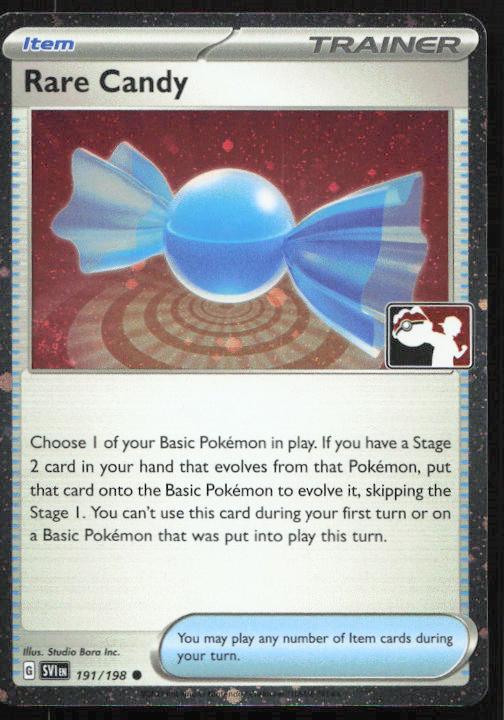 Rare Candy - 191/198 - Play! Stamped - Prize Pack Series - Pokemon TCG Card