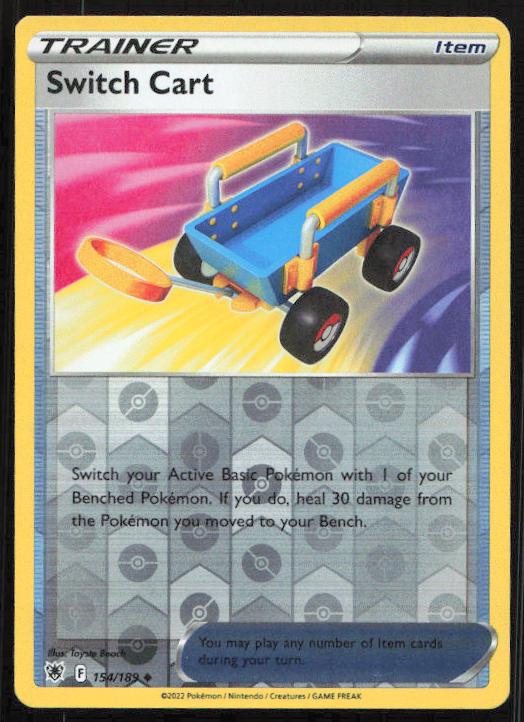 Switch Cart - 154/189 - Reverse Holo - Astral Radiance - Pokemon TCG Card