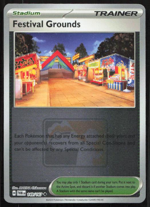Festival Grounds - 149/167 - Play! Stamped - Prize Pack Series - Pokemon Card
