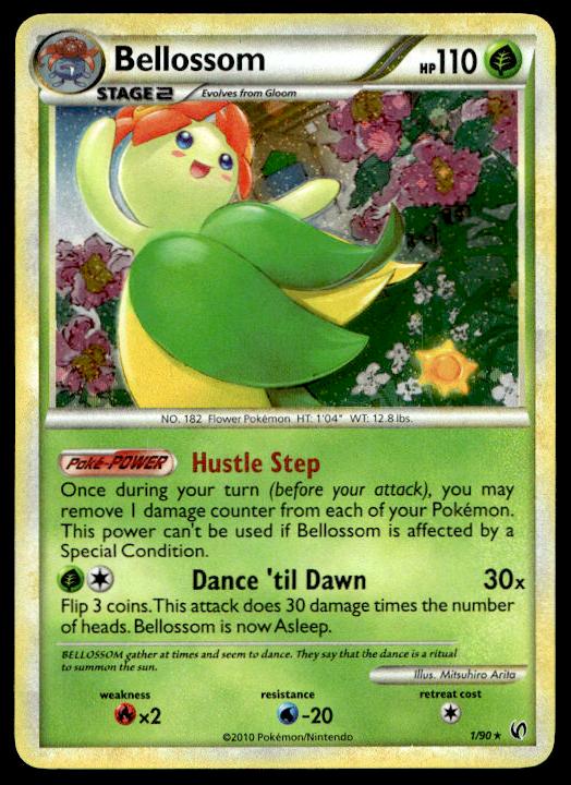 Bellossom - 1/90 - Holo Rare - Undaunted - Pokemon TCG Card