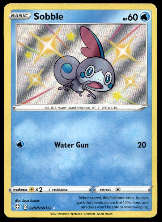 Sobble - SV025/SV122 - Holo Rare - Shining Fates - Pokemon TCG Card (2)