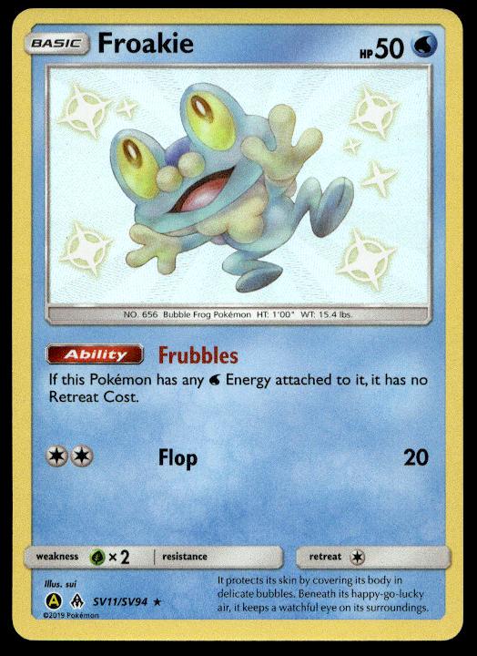 Froakie - SV11/SV94 - Holo Rare - Hidden Fates - Pokemon TCG Card