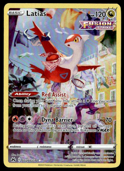 Latias - GG20/GG70 - Ultra Rare - Crown Zenith - Pokemon TCG Card