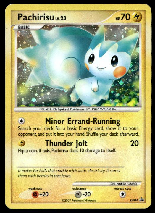 Pachirisu - DP04 - Promo - Black Star - Pokemon TCG Card