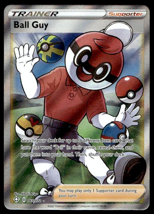 Ball Guy - 065/072 - Ultra Rare - Shining Fates - Pokemon TCG Card