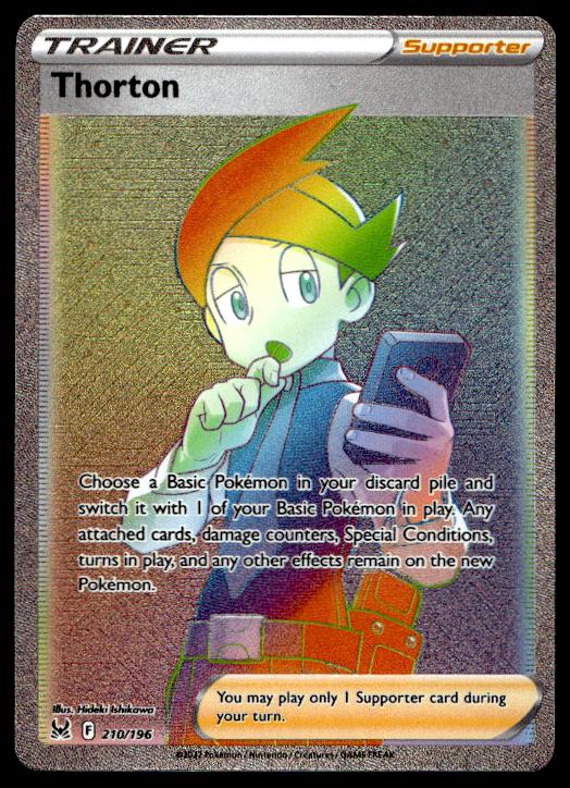 Thorton - 210/196 - Secret Rare - Lost Origin - Pokemon TCG Card