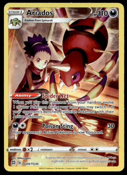 Ariados - TG09/TG30 - Ultra Rare - Brilliant Stars - Pokemon TCG Card