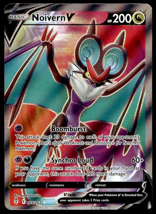 Noivern V - 195/203 - Ultra Rare - Evolving Skies - Pokemon TCG Card