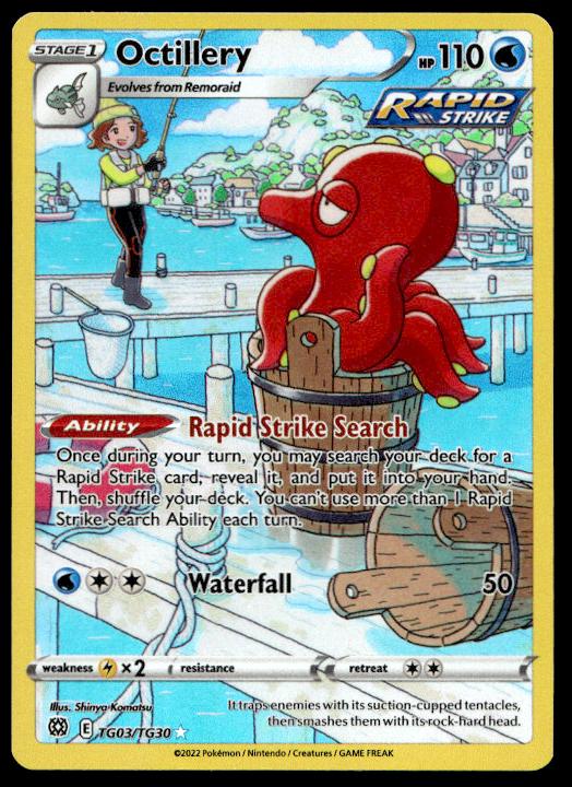 Octillery - TG03/TG30 - Ultra Rare - Brilliant Stars - Pokemon TCG Card