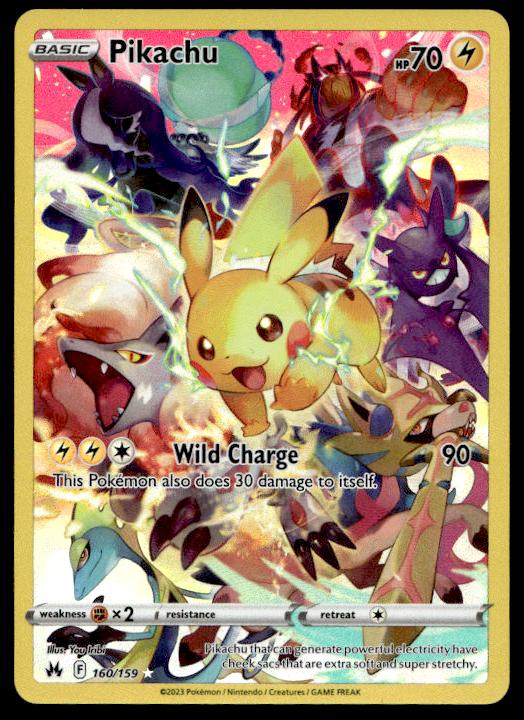 Pikachu - 160/159 - Secret Rare - Crown Zenith - Pokemon TCG Card