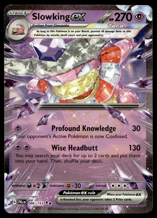 Slowking ex - 086/193 - Double Rare - Paldea Evolved - Pokemon TCG Card