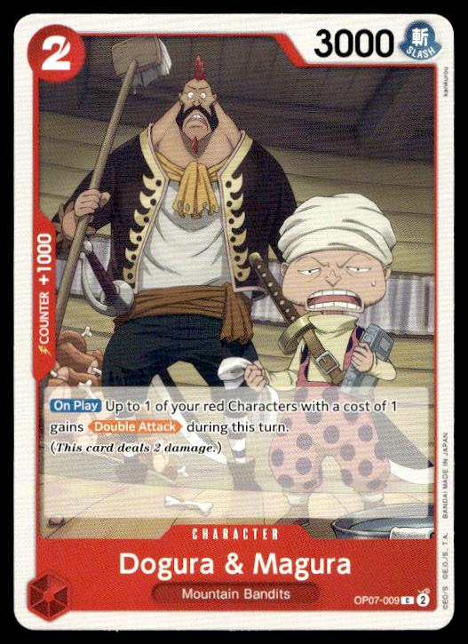 Dogura & Magura - OP07-009 - Common - 500 Years In The Future - One Piece Card