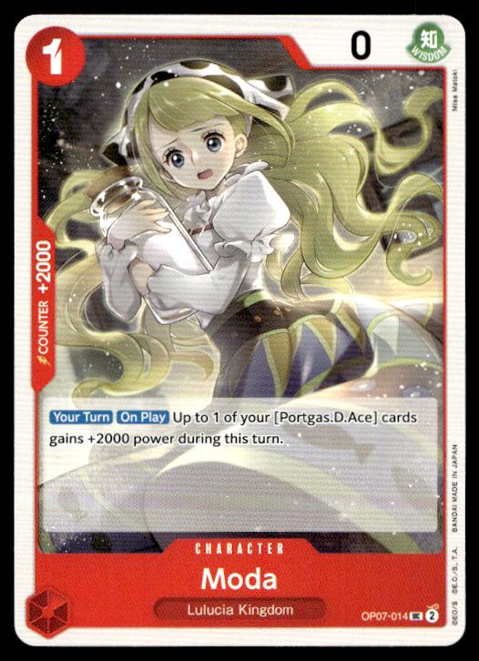 Moda - OP07-014 - Uncommon - 500 Years In The Future - One Piece TCG Card