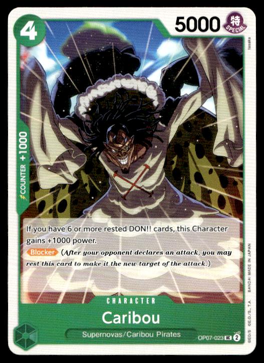 Caribou - OP07-023 - Uncommon - 500 Years In The Future - One Piece TCG Card