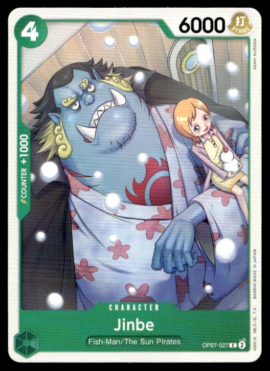 Jinbe - OP07-027 - Common - 500 Years In The Future - One Piece TCG Card