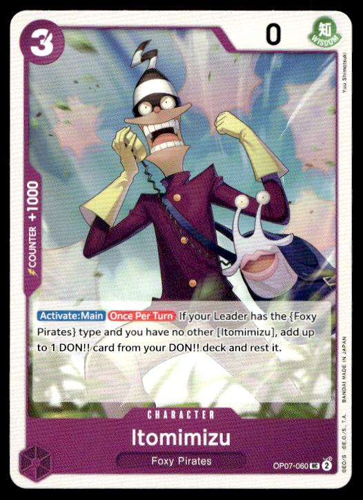 Itomimizu - OP07-060 - Uncommon - 500 Years In The Future - One Piece TCG Card