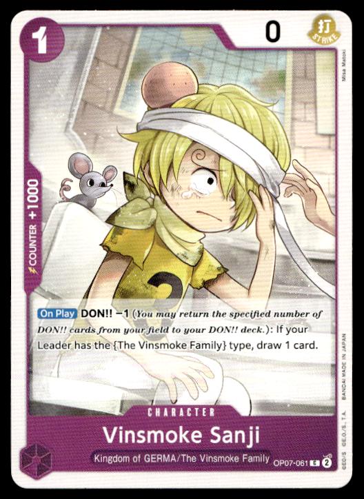 Vinsmoke Sanji - OP07-061 - Common - 500 Years In The Future - One Piece Card