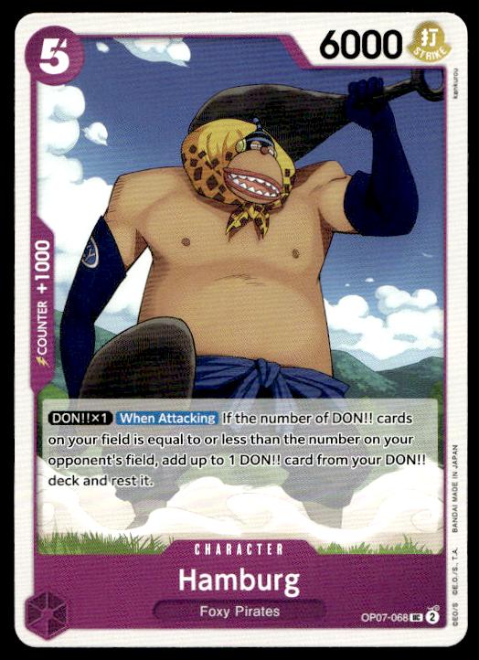 Hamburg - OP07-068 - Uncommon - 500 Years In The Future - One Piece TCG Card