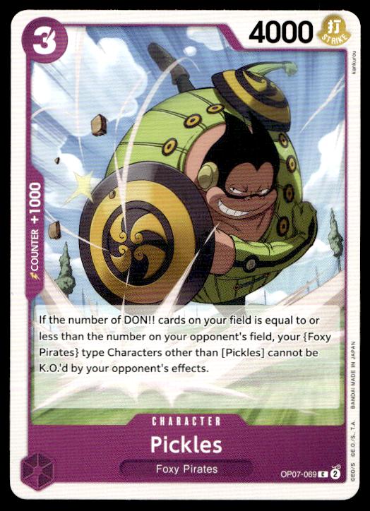 Pickles - OP07-069 - Common - 500 Years In The Future - One Piece TCG Card