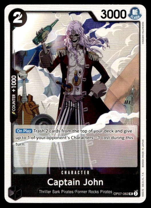 Captain John - OP07-082 - Uncommon - 500 Years In The Future - One Piece Card