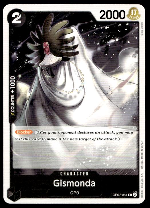 Gismonda - OP07-084 - Common - 500 Years In The Future - One Piece TCG Card