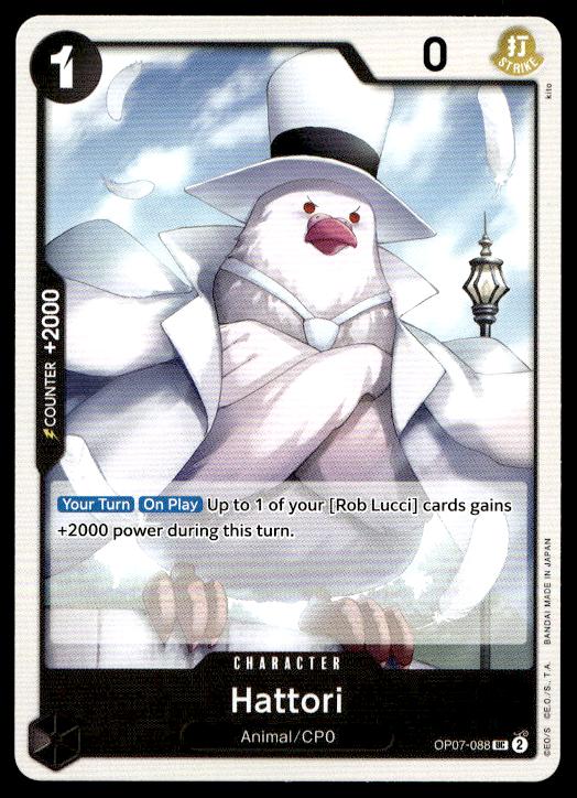 Hattori - OP07-088 - Uncommon - 500 Years In The Future - One Piece TCG Card