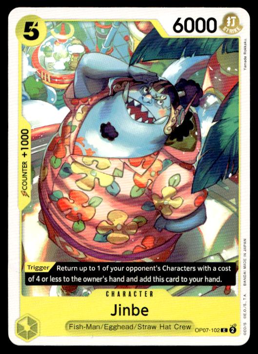 Jinbe - OP07-102 - Common - 500 Years In The Future - One Piece TCG Card