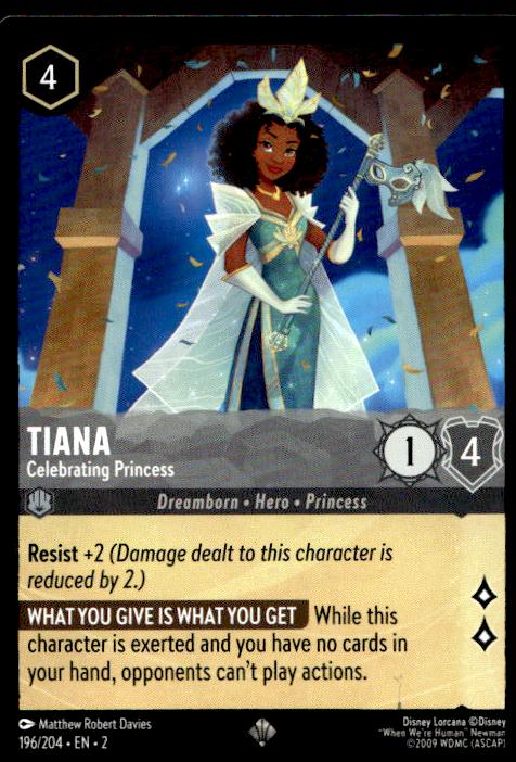 Tiana - Celebrating Princess - 196/204 - Rise of the Floodborn - Lorcana