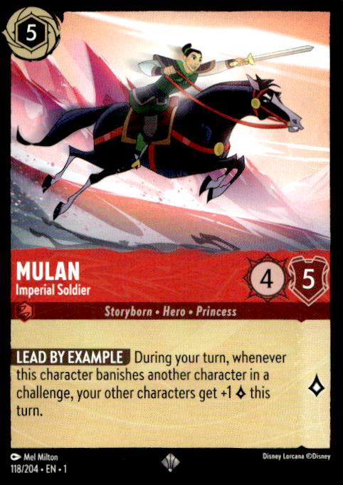 Mulan - Imperial Soldier - 118/204 - The First Chapter - Lorcana (1)