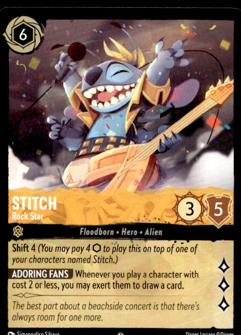 Stitch - Rock Star - 23/204 - The First Chapter - Lorcana