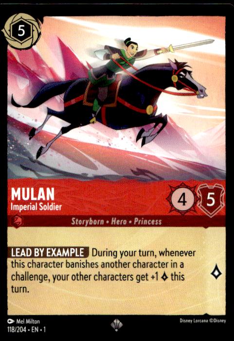 Mulan - Imperial Soldier - 118/204 - The First Chapter - Lorcana (2)