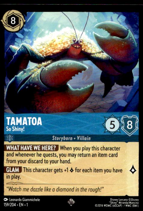 Tamatoa - So Shiny! - 159/204 - The First Chapter - Lorcana (1)