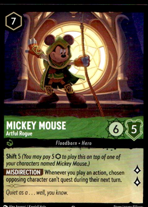 Mickey Mouse - Artful Rogue - 88/204 - The First Chapter - Lorcana (3)