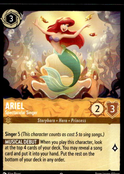 Ariel - Spectacular Singer - 2/204 - The First Chapter - Lorcana