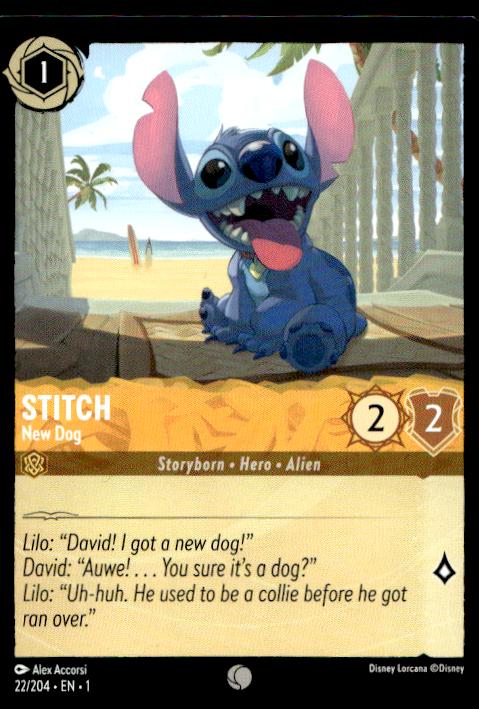 Stitch - New Dog - 22/204 - The First Chapter - Lorcana (1)