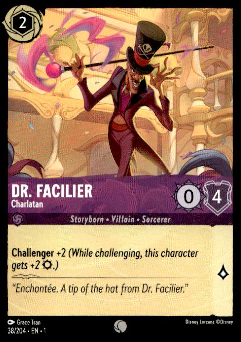 Dr. Facilier - Charlatan - 38/204 - The First Chapter - Lorcana