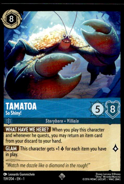 Tamatoa - So Shiny! - 159/204 - The First Chapter - Lorcana (2)