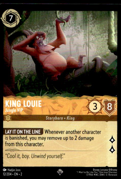 King Louie - Jungle VIP - 12/204 - Rise of the Floodborn - Lorcana