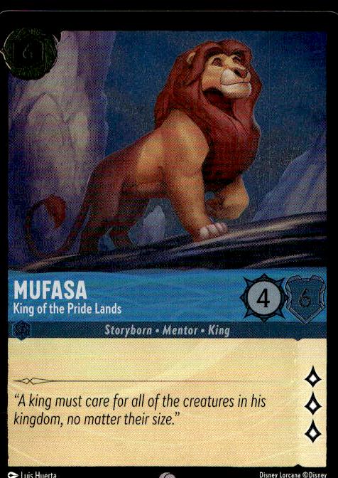 Mufasa - King of the Pride Lands - 155/204 - The First Chapter - Lorcana