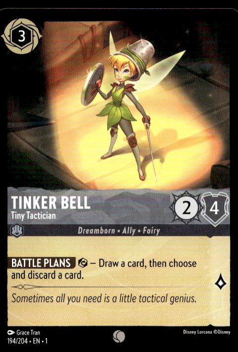 Tinker Bell - Tiny Tactician - 194/204 - The First Chapter - Lorcana