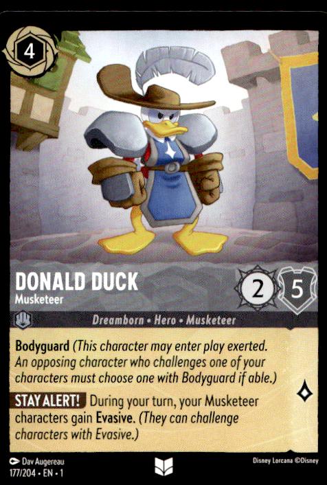 Donald Duck - Musketeer - 177/204 - The First Chapter - Lorcana