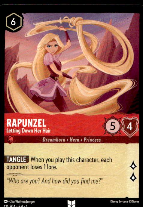 Rapunzel - Letting Down Her Hair - 121/204 - The First Chapter - Lorcana