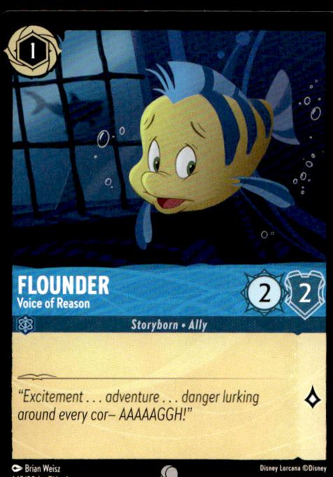 Flounder - Voice of Reason - 145/204 - The First Chapter - Lorcana