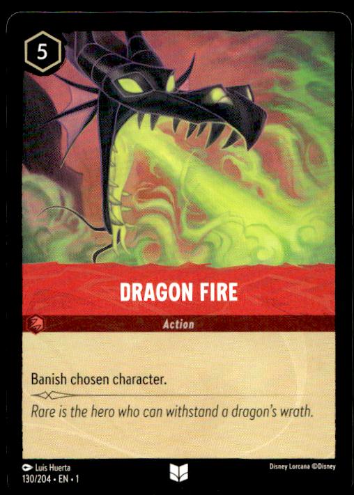 Dragon Fire - 130/204 - The First Chapter - Lorcana