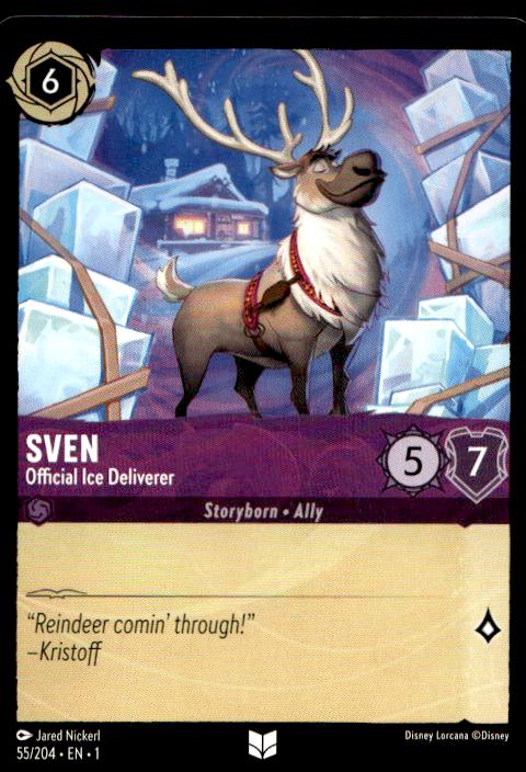 Sven - Official Ice Deliverer - 55/204 - The First Chapter - Lorcana